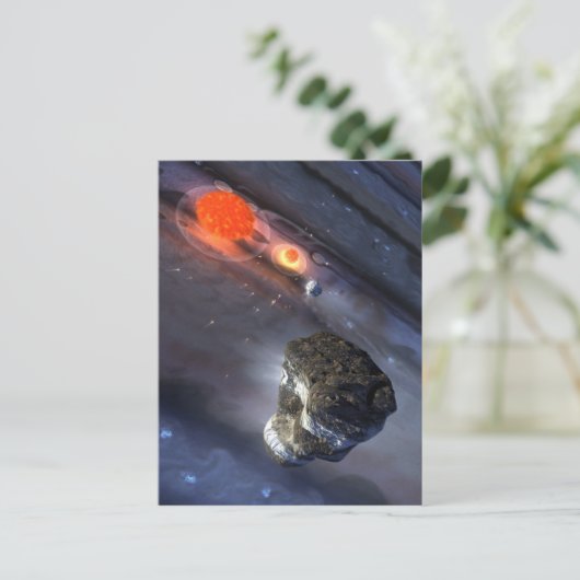 Jupiter Impact Briefkaart (Staand voorkant)