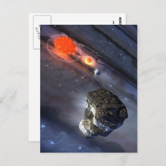 Jupiter Impact Briefkaart (Voorkant / Achterkant)