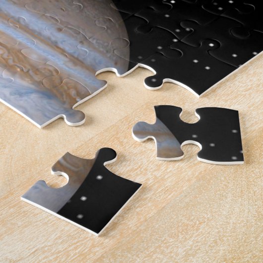 Jupiter in een Star Field - Puzzle Legpuzzel (Zijkant)