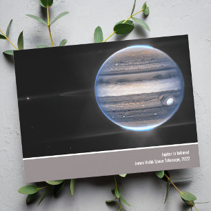 Jupiter in Infrarood, James Webb Space Telescope Briefkaart