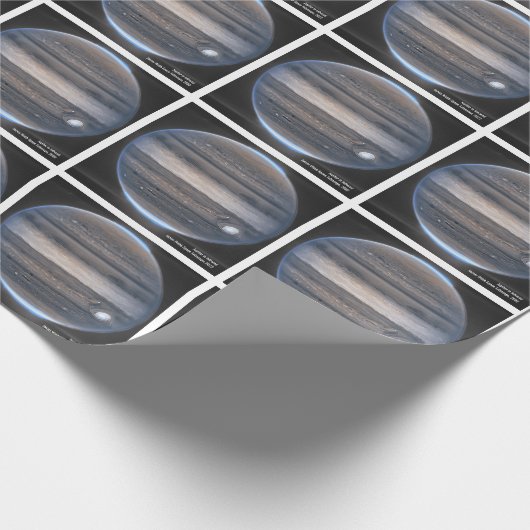 Jupiter in Infrarood, James Webb Space Telescope Cadeaupapier (Hoek)