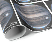 Jupiter in Infrarood, James Webb Space Telescope Cadeaupapier (Rol Hoek)