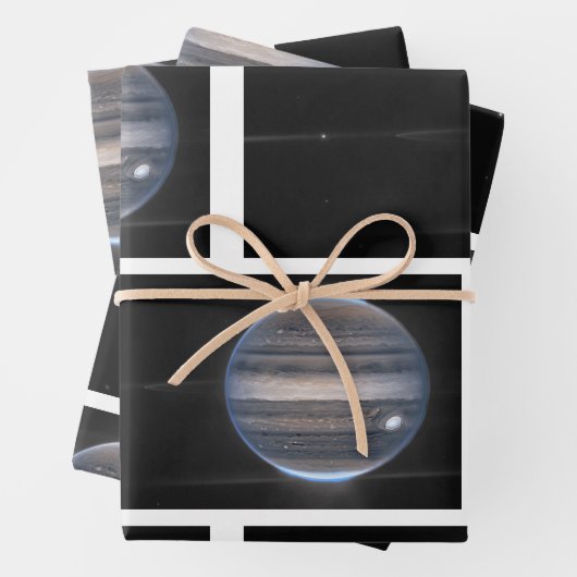 Jupiter in Infrarood, James Webb Space Telescope Inpakpapier Vel (In situ)