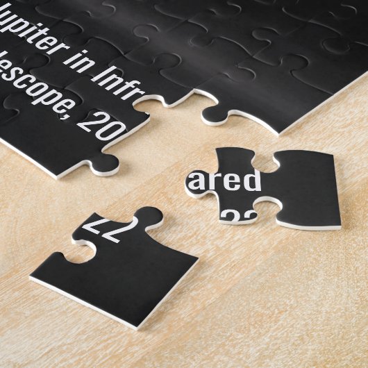 Jupiter in Infrarood, James Webb Space Telescope Legpuzzel (Zijkant)