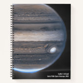Jupiter in Infrarood, James Webb Space Telescope Notitieboek (Voorkant)