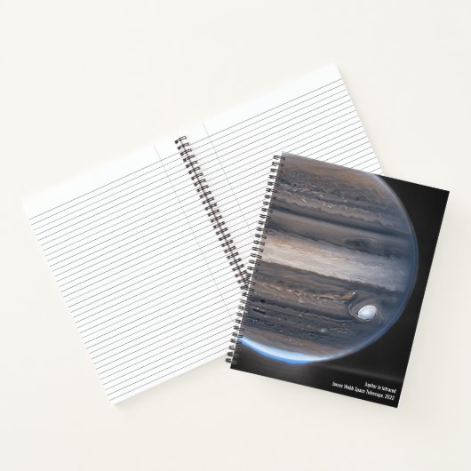 Jupiter in Infrarood, James Webb Space Telescope Notitieboek (Binnen)