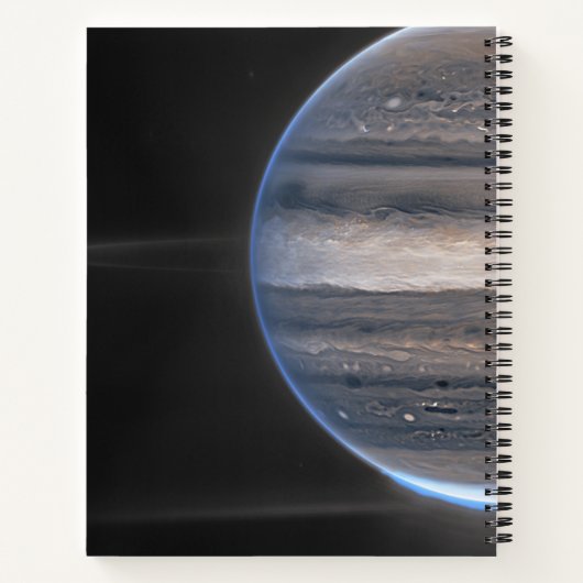 Jupiter in Infrarood, James Webb Space Telescope Notitieboek (Achterkant)