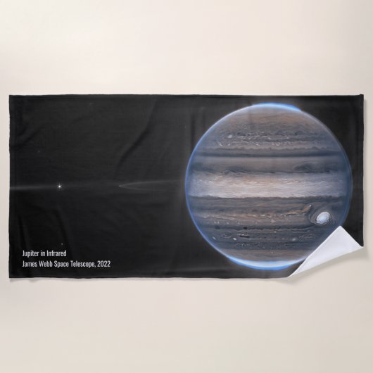 Jupiter in Infrarood, James Webb Space Telescope Strandlaken (Voorkant)