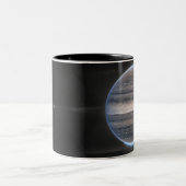 Jupiter in Infrarood, James Webb Space Telescope Tweekleurige Koffiemok (Center)