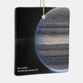 Jupiter in Infrarood Webbruimtetelescoop kerstmis Keramisch Ornament (Rechts)