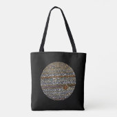 Jupiter in Stippen Tote Bag (Achterkant)