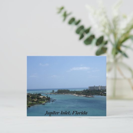 Jupiter Inlet Briefkaart (Staand voorkant)