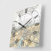 Jupiter Inlet Florida USA Nautical Map ~ Vierkante Klok (Hoek)