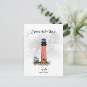JUPITER INLET LIGHT - Florida Briefkaart (Staand voorkant)