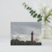 Jupiter Inlet Light, Florida Briefkaart (Staand voorkant)