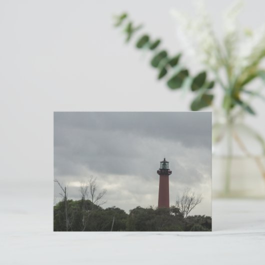 Jupiter Inlet Light, Florida Briefkaart (Staand voorkant)