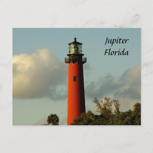 Jupiter Inlet Lighthouse Briefkaart (Voorkant)