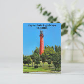 Jupiter Inlet Lighthouse, Briefkaart van Florida (Staand voorkant)