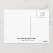 Jupiter Inlet Lighthouse, Briefkaart van Florida (Achterkant)