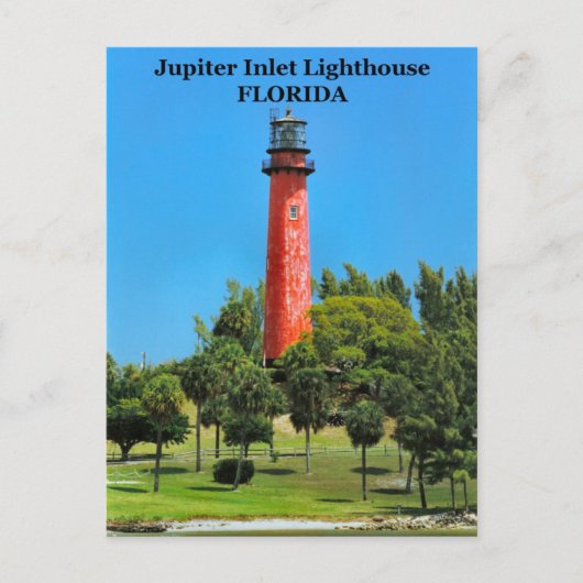 Jupiter Inlet Lighthouse, Briefkaart van Florida (Voorkant)
