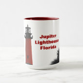 Jupiter Inlet Lighthouse Florida Fotografisch Mok (Midden)