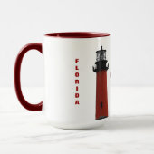 Jupiter Inlet Lighthouse Florida Fotografisch Mok (Links)