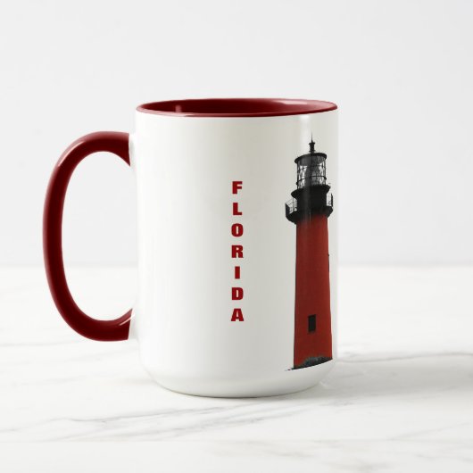 Jupiter Inlet Lighthouse Florida Fotografisch Mok (Links)