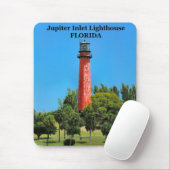 Jupiter Inlet Lighthouse, Florida Mousepad Muismat (Met muis)