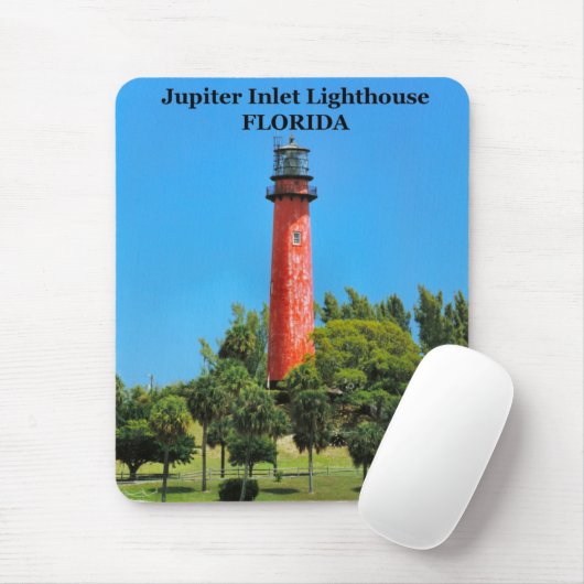 Jupiter Inlet Lighthouse, Florida Mousepad Muismat (Met muis)