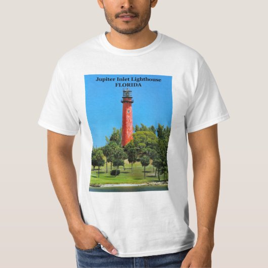 Jupiter Inlet Lighthouse, Florida T-Shirt (Voorkant)