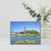 Jupiter Inlet Lighthouse in Jupiter, Florida Briefkaart (Staand voorkant)