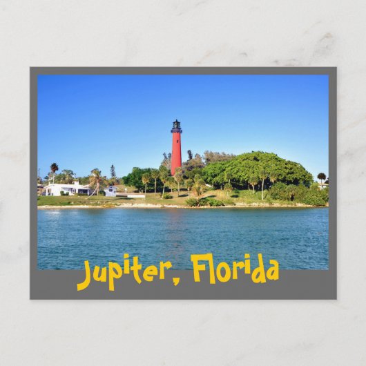 Jupiter Inlet Lighthouse in Jupiter, Florida Briefkaart (Voorkant)