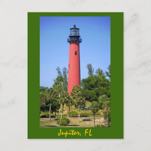 Jupiter Inlet Lighthouse, Jupiter, Florida Briefkaart