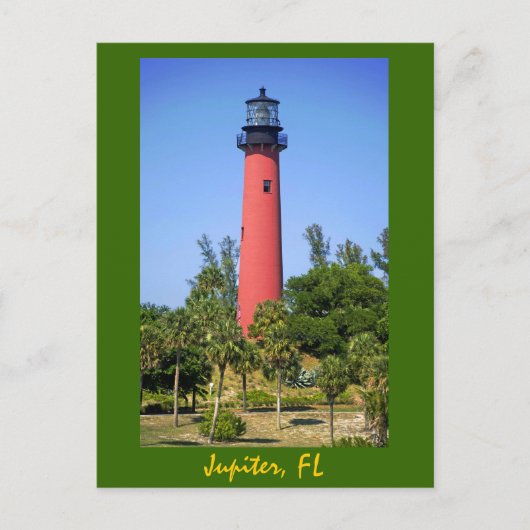 Jupiter Inlet Lighthouse, Jupiter, Florida Briefkaart (Voorkant)