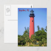 Jupiter Inlet Lighthouse, Jupiter, Florida Briefkaart (Voorkant / Achterkant)