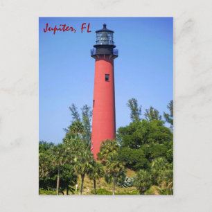Jupiter Inlet Lighthouse, Jupiter, Florida Briefkaart