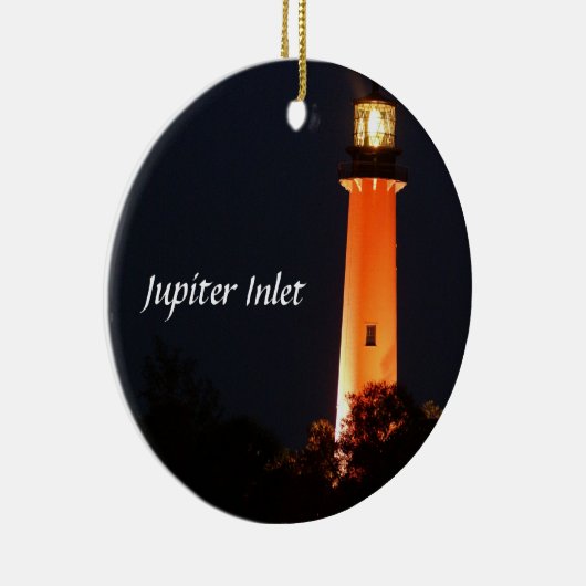 Jupiter Inlet Lighthouse Keramisch Ornament (Rechts)