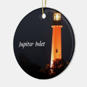 Jupiter Inlet Lighthouse Keramisch Ornament (Links)