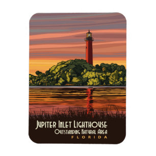Jupiter Inlet Lighthouse Magneet