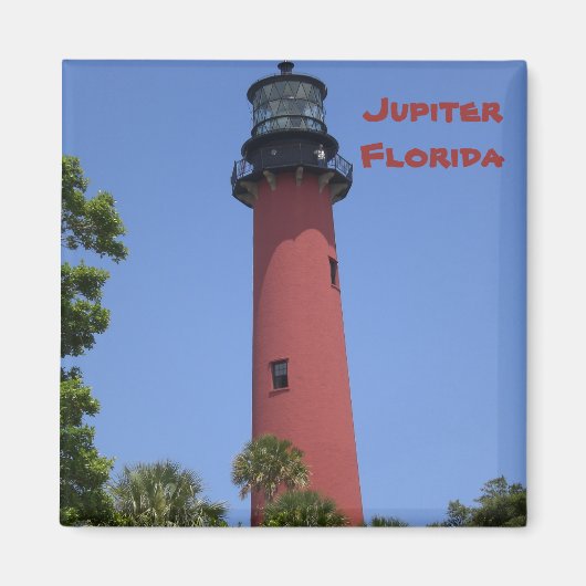 Jupiter Inlet Lighthouse Magneet (Voorkant)