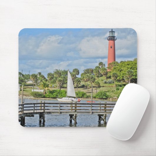 Jupiter Inlet Lighthouse Muismat (Met muis)