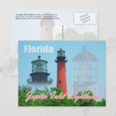 Jupiter Inlet Lighthouse & Museum, Florida Briefkaart (Voorkant / Achterkant)