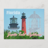 Jupiter Inlet Lighthouse & Museum, Florida Briefkaart (Voorkant)