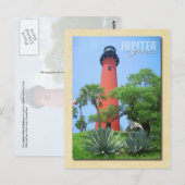 Jupiter Inlet Lighthouse & Museum, Florida Briefkaart (Voorkant / Achterkant)