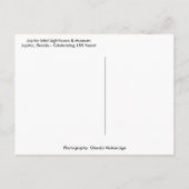 Jupiter Inlet Lighthouse & Museum Jupiter Florida Briefkaart (Achterkant)