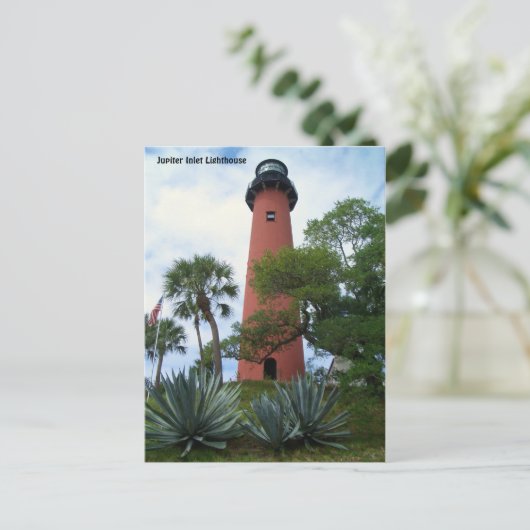 Jupiter Inlet Lighthouse & Museum Jupiter Florida Briefkaart (Staand voorkant)