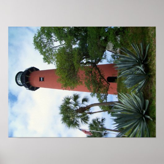 Jupiter Inlet Lighthouse & Museum Jupiter Florida Poster (Voorkant)