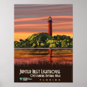 Jupiter Inlet Lighthouse Poster (Voorkant)