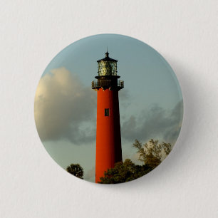 Jupiter Inlet Lighthouse Ronde Button 5,7 Cm