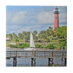 Jupiter Inlet Lighthouse Tegeltje
